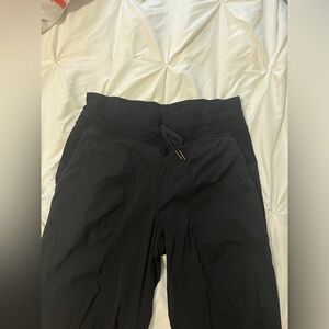 Lululemon black dance studio joggers